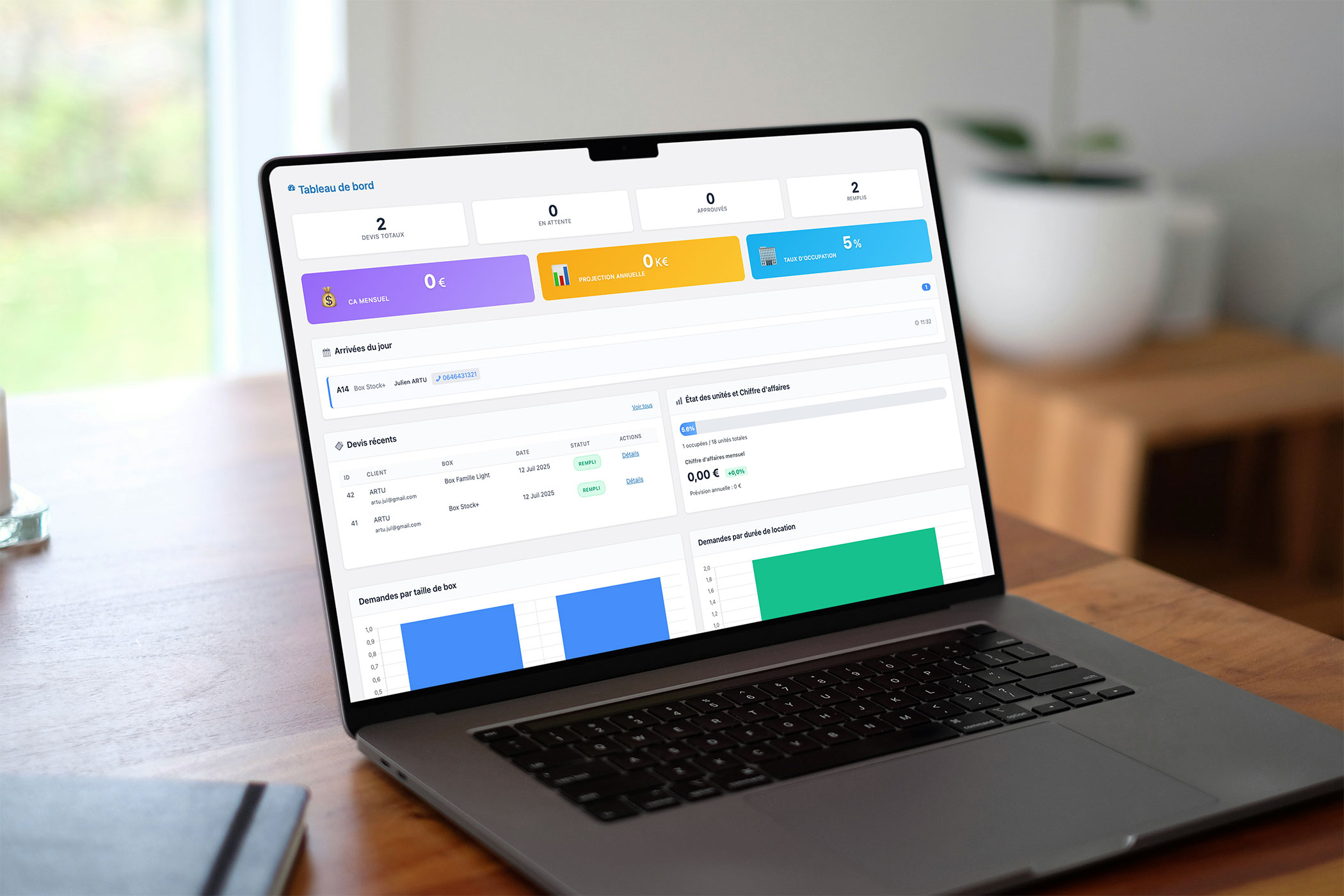 Logiciel de gestion self-stockage Storagility — JYQ Consulting